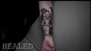 Tattoo time lapse “Archangel Michael”