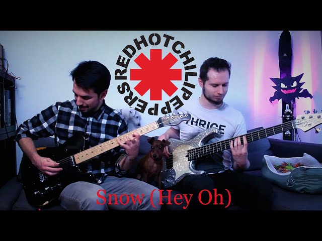 RED HOT CHILI PEPPERS - Snow (Hey Oh) GUITAR u0026 BASS COVER class=