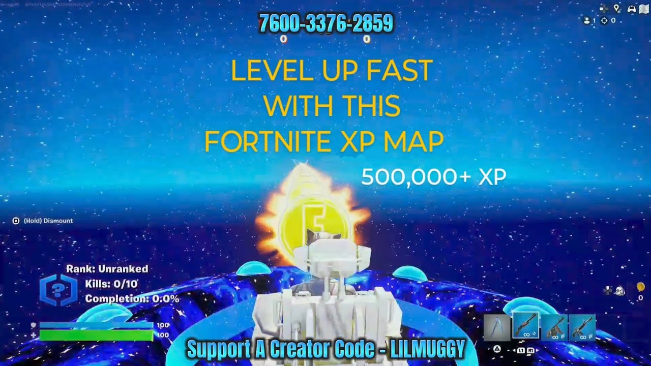 Level Up Fast with this Fortnite Xp Map - YouTube