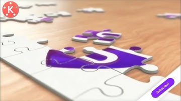 How to make Puzzle Logo Animation in Kinemaster | Love Techno