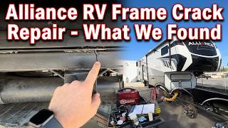 Alliance RV Frame Crack Repair - What We Found