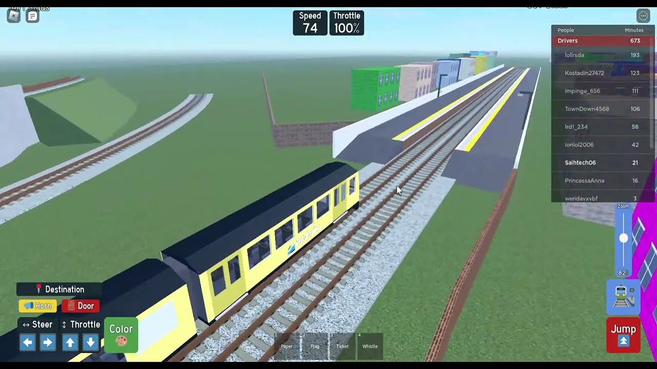 driving a train pt. 2 YouTube