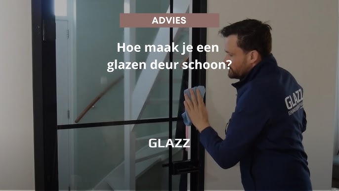 mat glas schoonmaken
