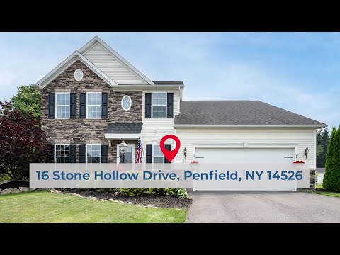 16 Stone Hollow Drive, Penfield, NY home video tour