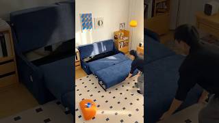Compact design, hidden storage#sofa #sofabed #home #furniture #livingroom #guestbedroom #storage