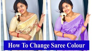 How To Change Saree Colour In Adobe Photo Shop 7.0