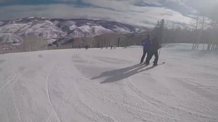 Bachelor Gulch Express Lift - Cabin Fever Ski Run: Beaver Creek, Colorado March 2023