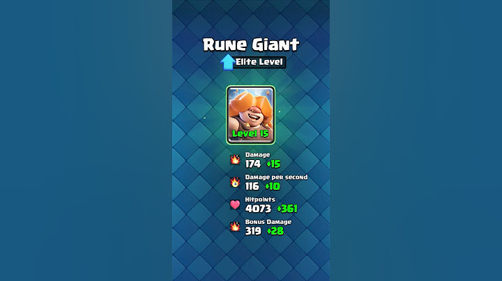New Card Rune Giant Maxing To Level 15 #clashroyale #shorts