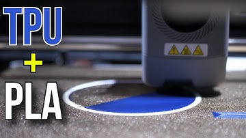Flashforge AD5X TPU & PLA Multimaterial Printing Test!
