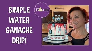 DRIP CAKE WITH CANDY MELTS USING WATER GANACHE!! (SUPER SIMPLE!) Net Worth