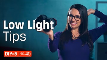 Photography Tips – Shooting in Low Light Indoors 📷 DIY in 5 Ep 40