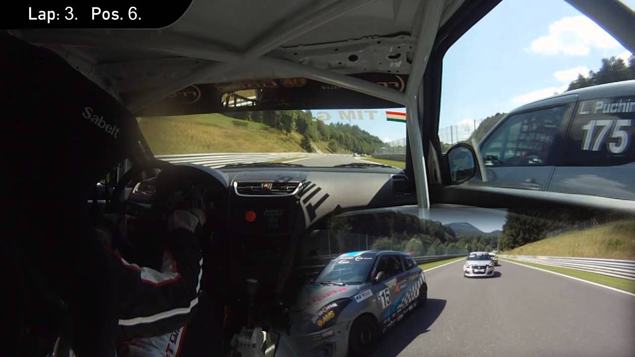 Tim Gábor - Swift Cup Europe - Salzburgring - Onboard, WIN