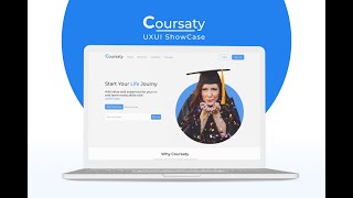 UXUI design E-Learning Website