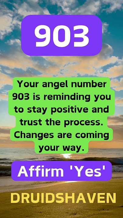Angel Number 903: A Message of New Beginnings