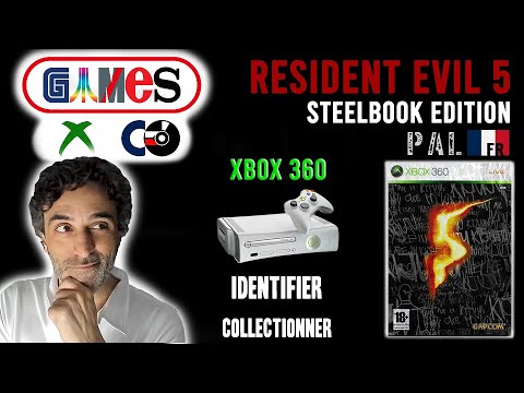 Boite vide Xbox 360 resident evil 5 - Jeux vidéo Boite vide Xbox 360 resident evil 5 - Jeux vidéo