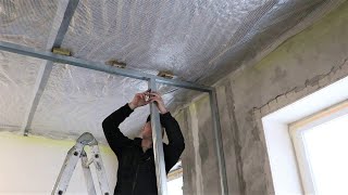 Drywall partition How to build a metal frame wall!