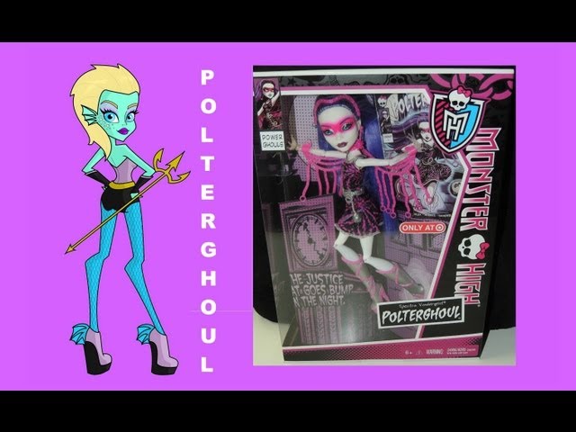 Monster High Power Ghouls Spectra Vondergeist as PolterGhoul Doll Review