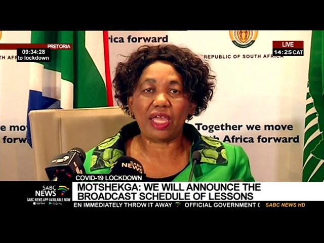 Basic Education Minister on COVID-19 measures