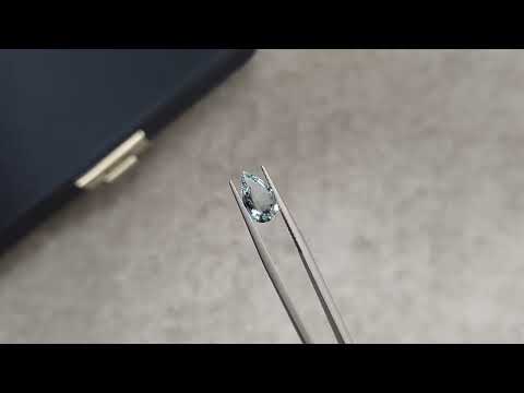 Pear cut aquamarine 1.42 carats Video  № 1