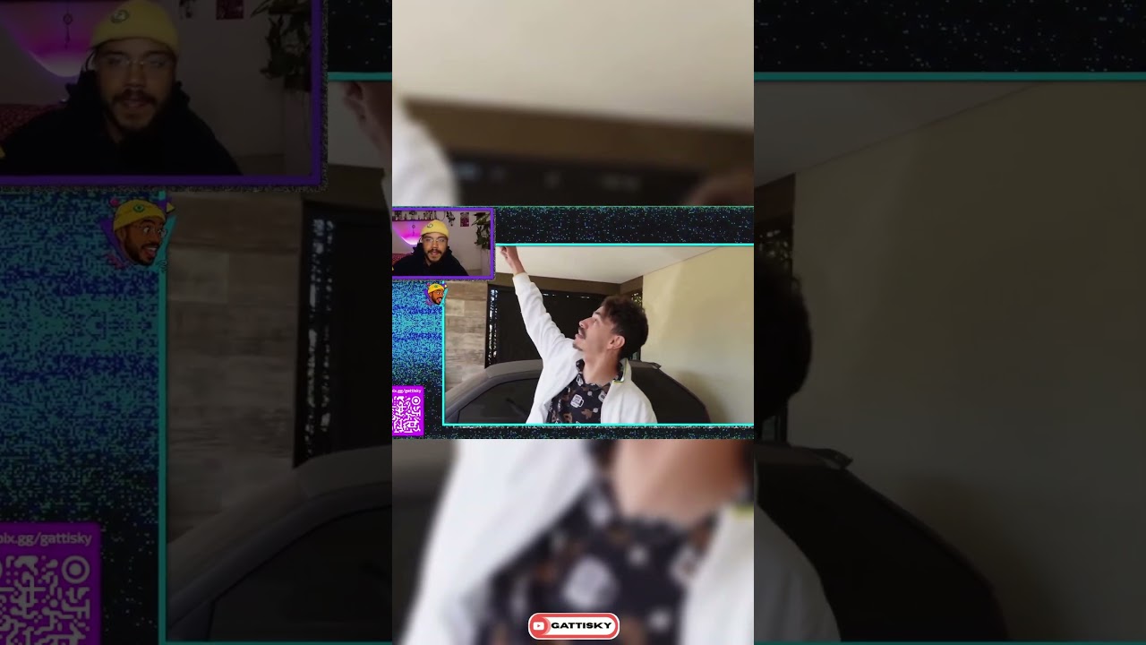 Renato Cariane foi vasculhar a casa do maior streamer do Brasil #shortviral #bistecone #humor