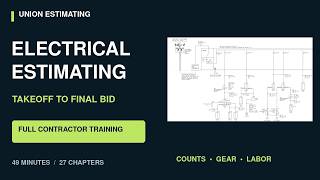 Electrical Estimating Full Training | Takeoff, Gear, Labor & Profitable Bids