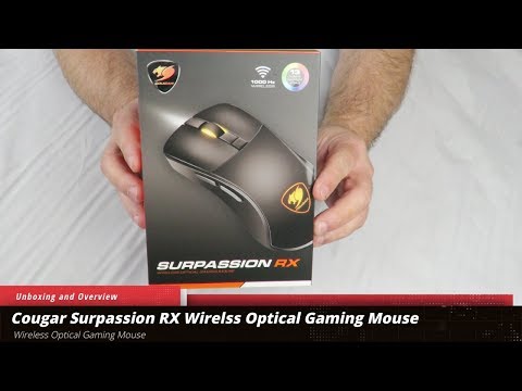 Cougar Surpassion RX Wireless Gaming Mouse Unboxing