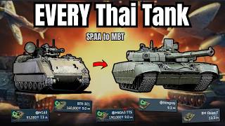 EVERY Tank from Thailand!🔥(5 tanks) | One of the RAREST Nations in War Thunder! | Love it🙏