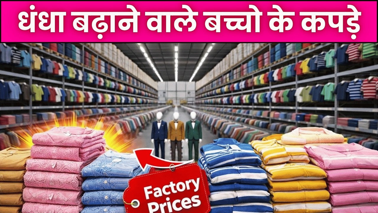 धंधा बढ़ाने वाले बच्चो के कपड़े | Kids Wear Manufacturer in Surat | Kids Wear Wholesale #fashion