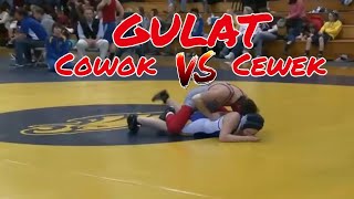 Gulat Remaja Cowok vs Cewek (Cowok Menang!)