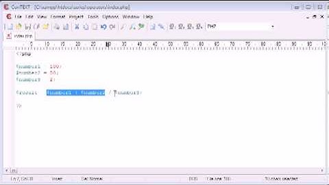 Beginner PHP Tutorial  22 - Arithmetic Operators