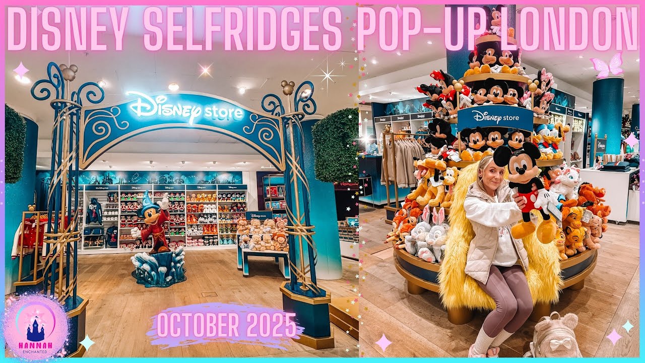 Всплывающий магазин Disney Store Selfridges в Лондоне Видеоблог о шопинге на Оксфорд-стрит. Прихо...