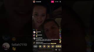 картинка: Дмитрий Тарасов и Костенко в прямом эфире Instagram 20-12-2018