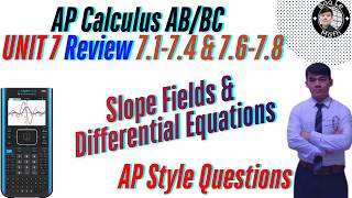 AP Calculus AB/BC | Unit 7A Review | The Ultimate Review to Slope Fields & Differential Equations