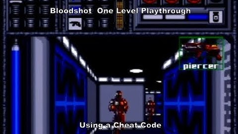 Bloodshot One Level Playthrough using a MegaDrive Cheat Code :D #Megadrive #Sega #MD #CheatCodes