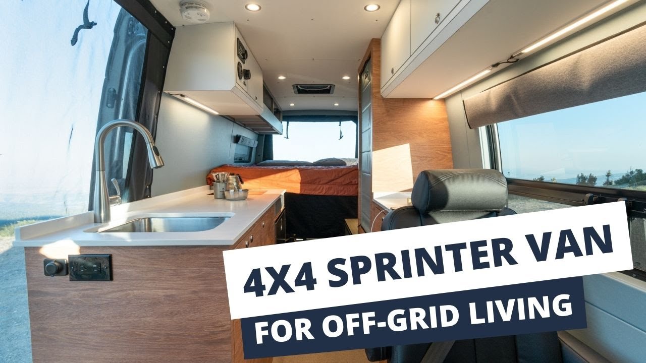 Sprinter Van Conversion Tour: Custom 4x4 Outside Van – Bearfoot Theory