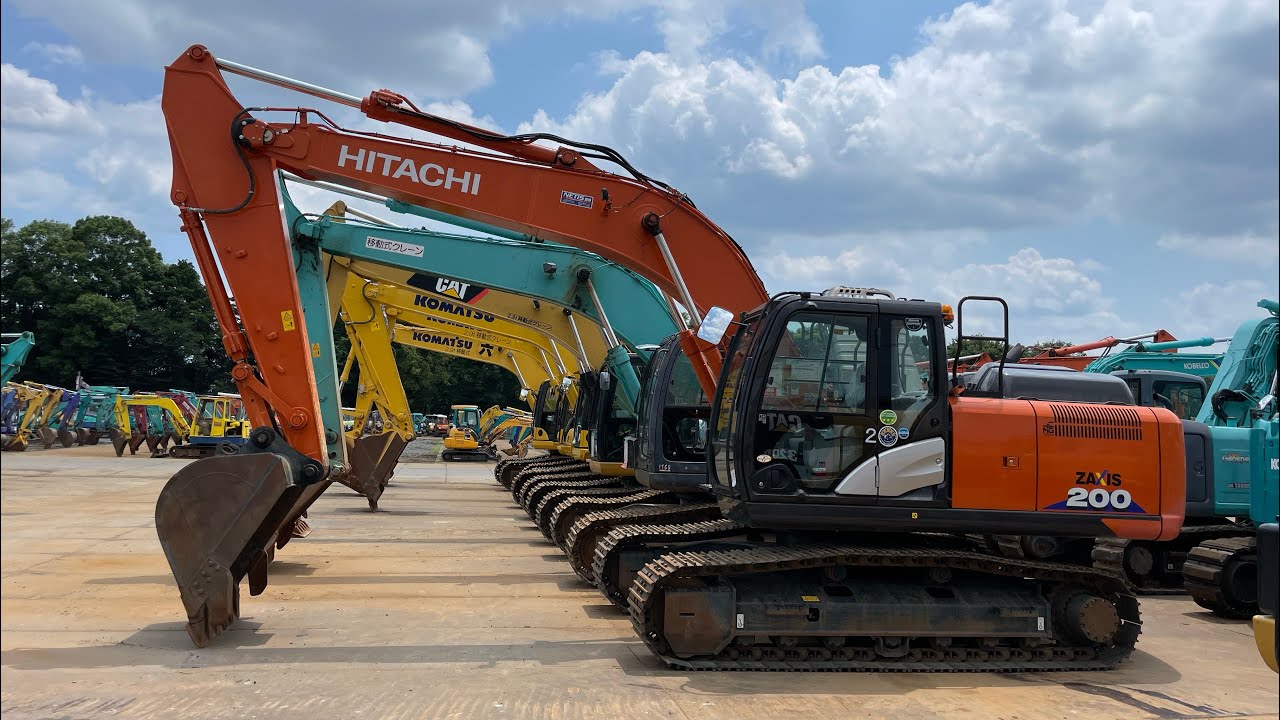 Excavators stock in Japan Constructions Equipments Top Quality Made