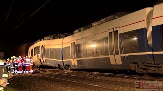 [ZUGUNGLÜCK IN MEERBUSCH | 47 VERLETZTE] - Personenzug krachte in Güterzug ~ Großalarm -