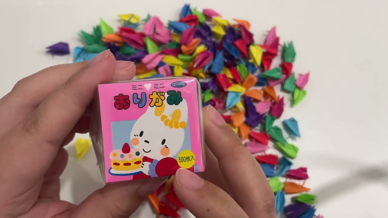 Whispering about paper cranes for half an hour (ASMR)