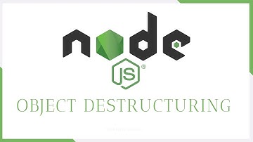NodeJs Object destructuring