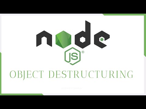 NodeJs Object destructuring
