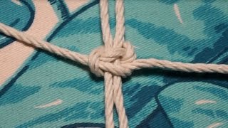 Двойной плоский узел | Макраме Двойной плоский узел | Макраме