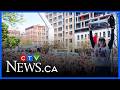 Montreal Victoire parade Walter Cup among thousands of fans