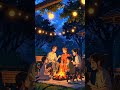 cozy nights,family time vibe together with bone fire💫🦋 #aiart #aiartwork #ainfts #foryou #shortvideo