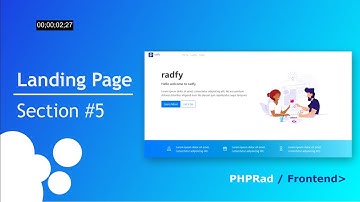 Landing Page #5B PHPRad Frontend