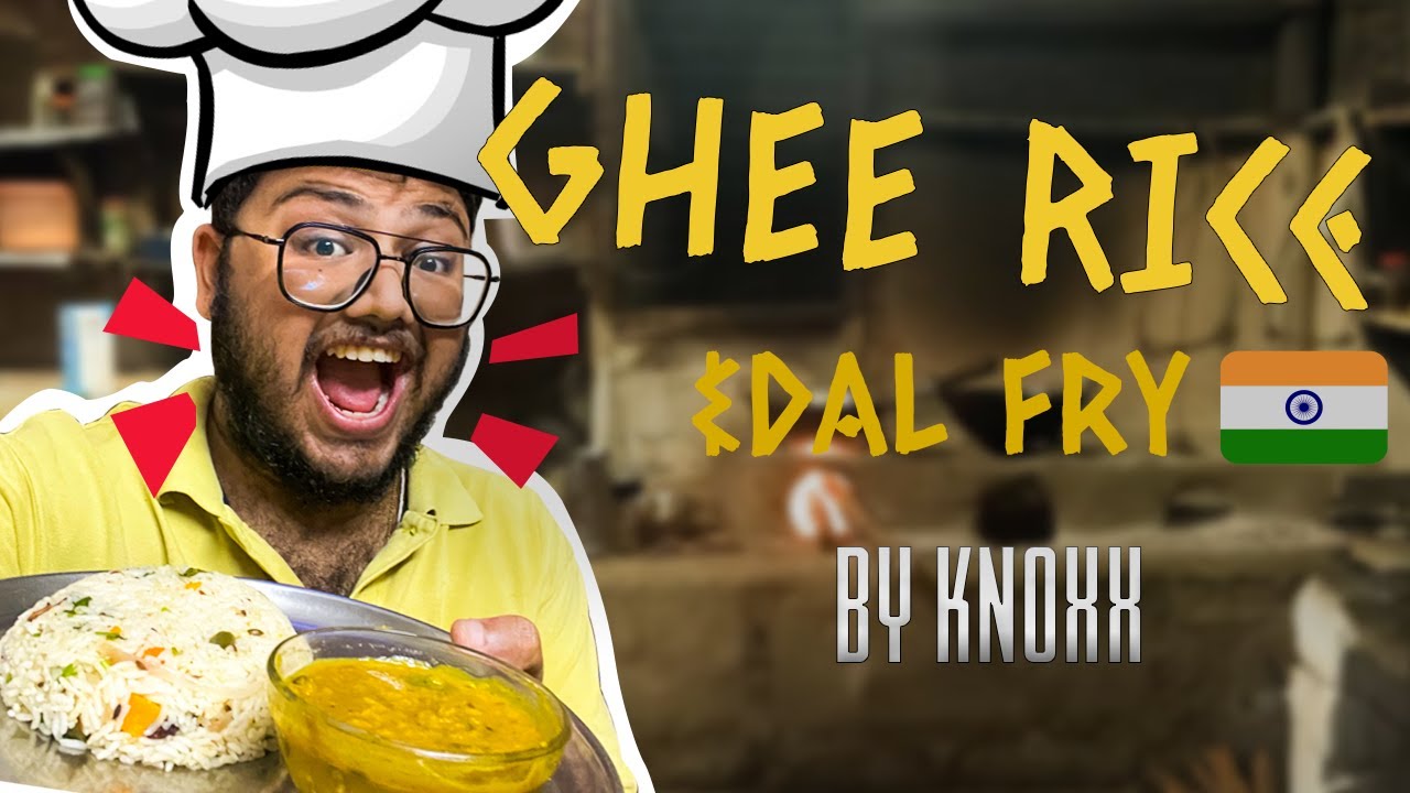 DESI GHEE RICE AND DALFRY WITH TADKA EASY GHEE RICE DAL FRY RECEPIE