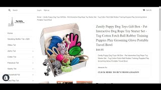 Zenify Puppy Dog Toys Gift Box