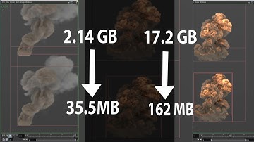 Houdini And ZibraVDB - Compress VDB File Cache from GB to MB