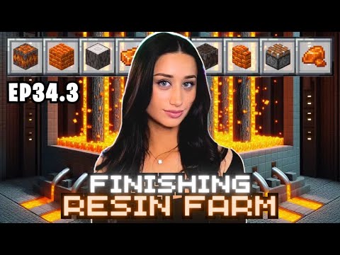 FINISHING the RESIN FARM (2/2) (Minecraft Survival Series) - YouTube