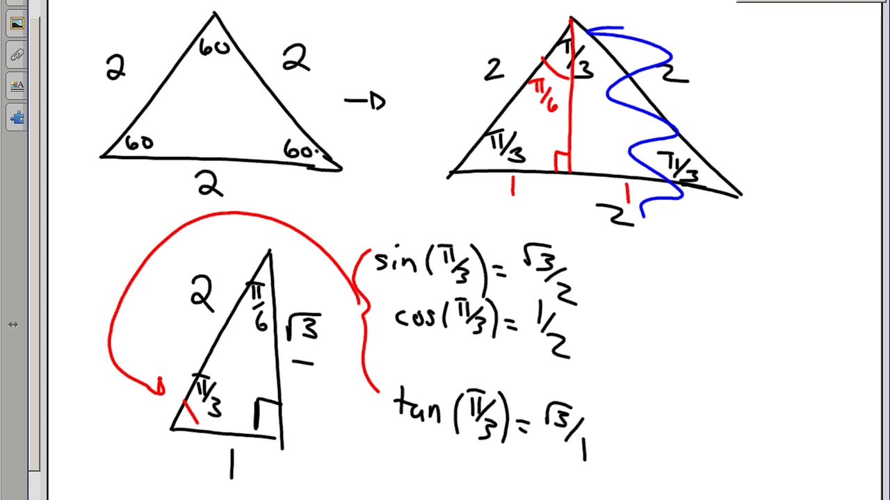 4 2 Special Triangles and Exact Values YouTube