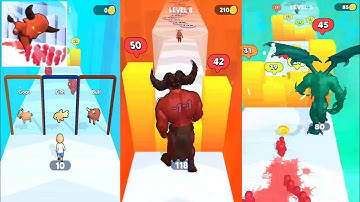 Monster Evolution Run Walkthrough Gameplay All Levels Android,iOS| New Mobile Games Update Max Level